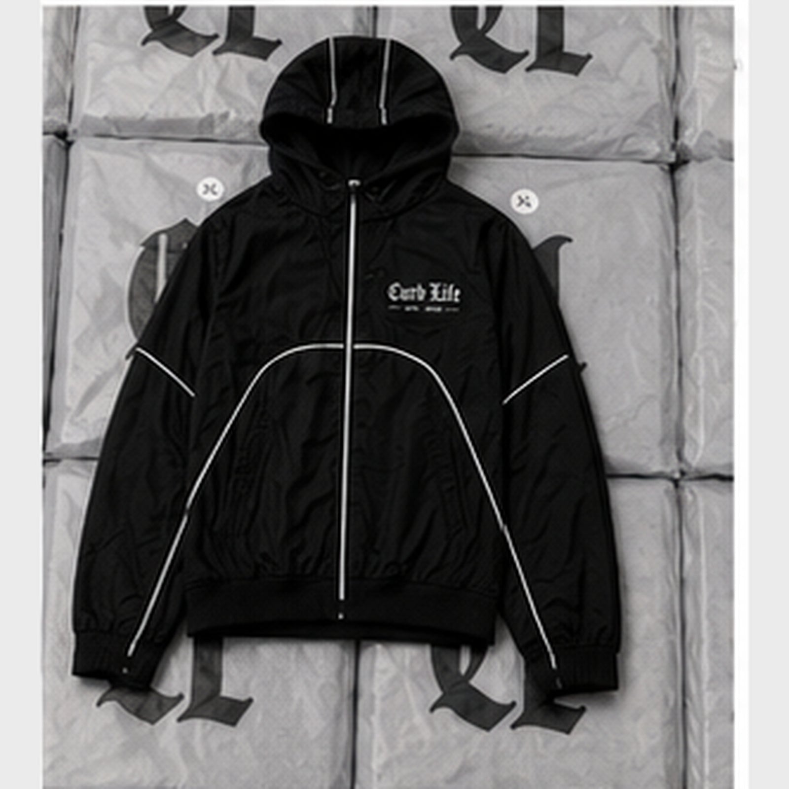Curb Life Hooded Windbreaker
